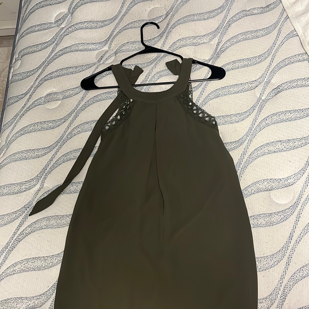 cute church dress with tie in the back to make into a bow